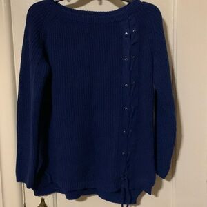 Women’s Blue Sweater Size Large by Grace Elements